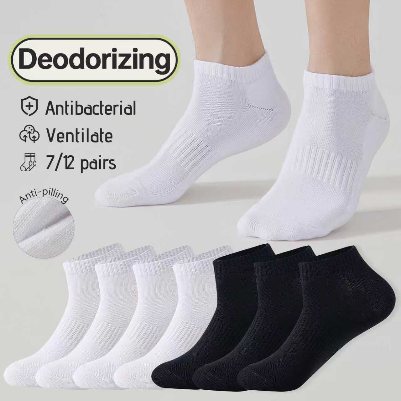 Deodorizing socks